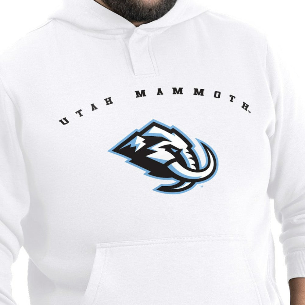Utah Mammoth G-III Sports by Carl Banks Adaptive Classic Team Arc Fleece Hoodie - White - NHL