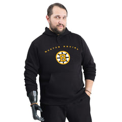 Boston Bruins G-III Sports by Carl Banks Adaptive Classic Team Arc Fleece Hoodie - Black - NHL