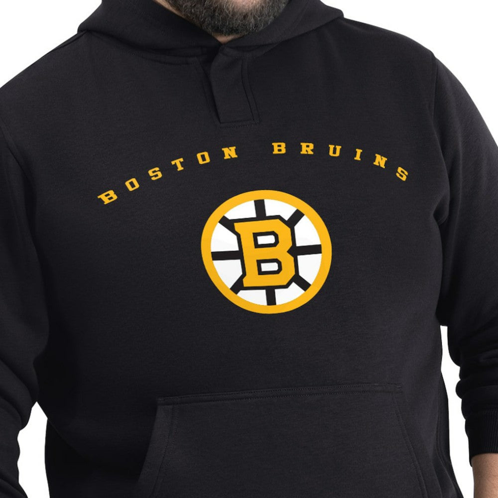 Boston Bruins G-III Sports by Carl Banks Adaptive Classic Team Arc Fleece Hoodie - Black - NHL