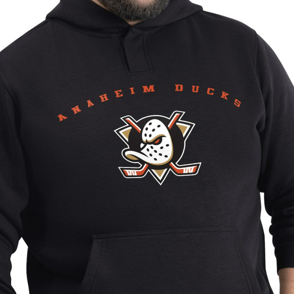 Anaheim Ducks G-III Sports by Carl Banks Adaptive Classic Team Arc Fleece Hoodie - Black - NHL