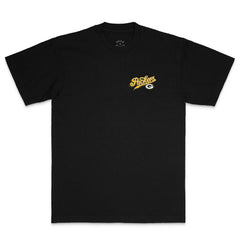 Green Bay Packers Born x Raised Unisex Pro Script T-Shirt Black | NFL
