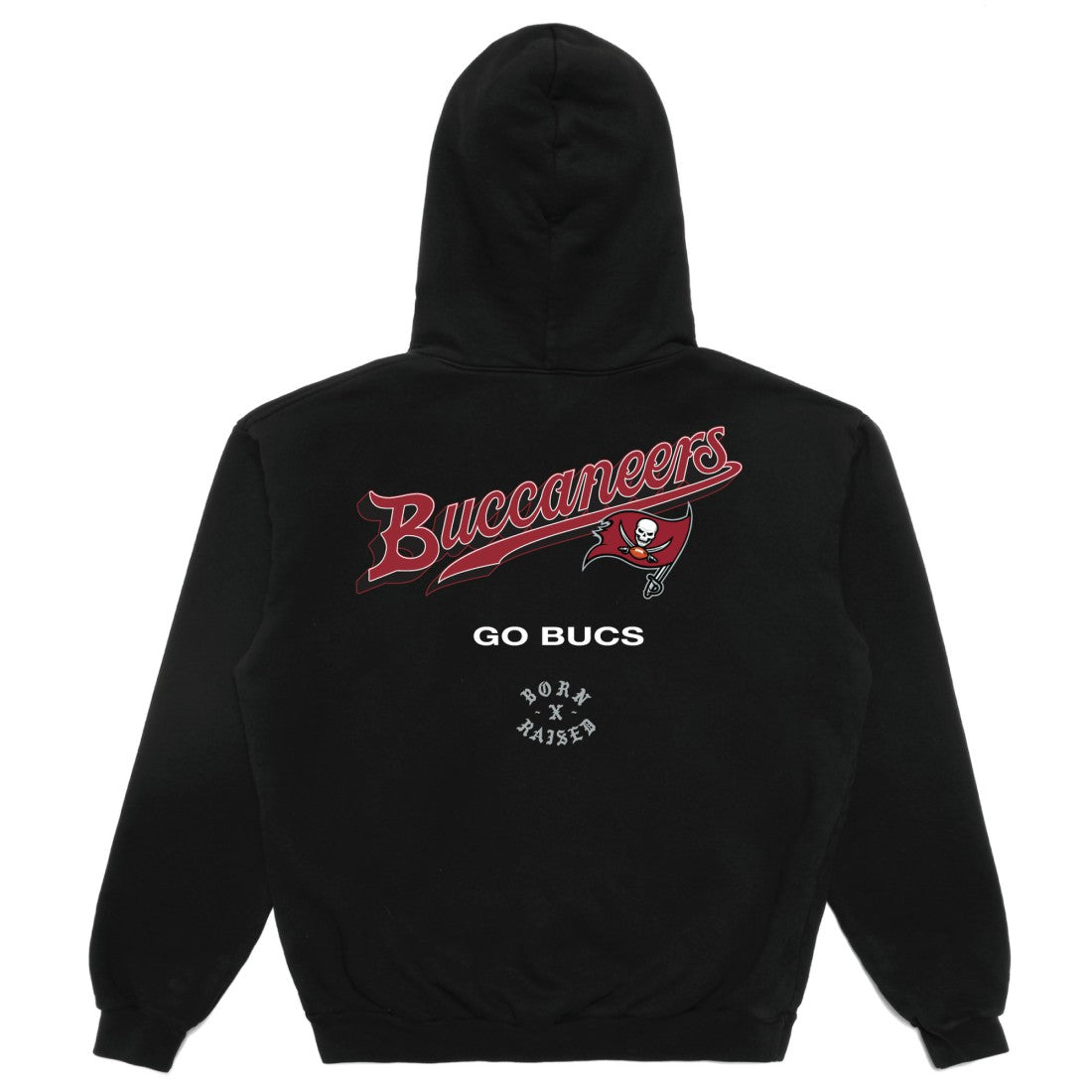 Tampa Bay Buccaneers Born x Raised Unisex Pro Script Hoodie Black | NFL