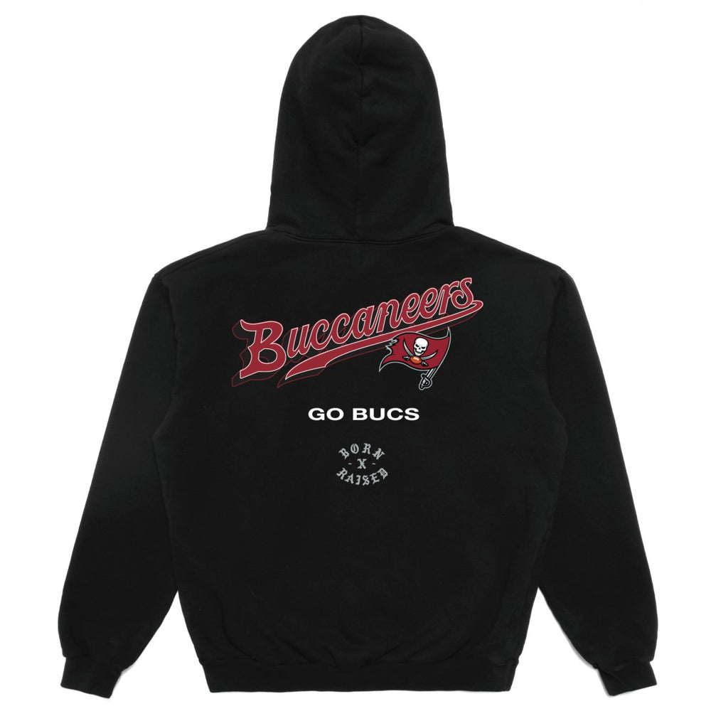 Tampa Bay Buccaneers Born x Raised Unisex Pro Script Hoodie Black | NFL