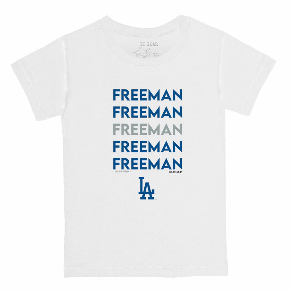 Freddie Freeman Los Angeles Dodgers Tiny Turnip Youth Stacked Graphic T-Shirt - MLB