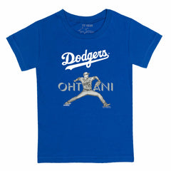 Shohei Ohtani Los Angeles Dodgers Tiny Turnip Youth Pitch Graphic T-Shirt - MLB