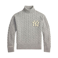 New York Yankees Polo Ralph Lauren Wool Turtleneck Sweater - MLB