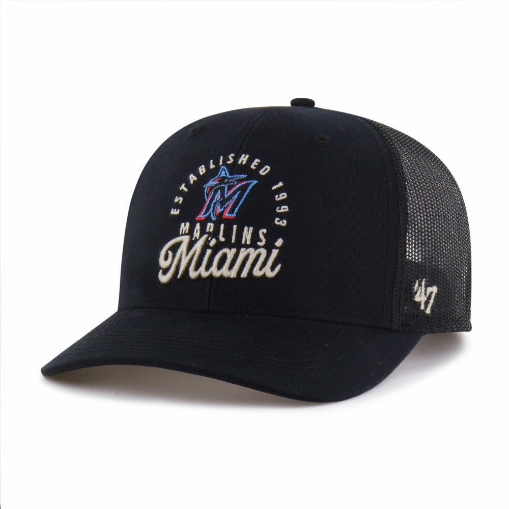 Miami Marlins '47 Pitstop Trucker Adjustable Hat - MLB