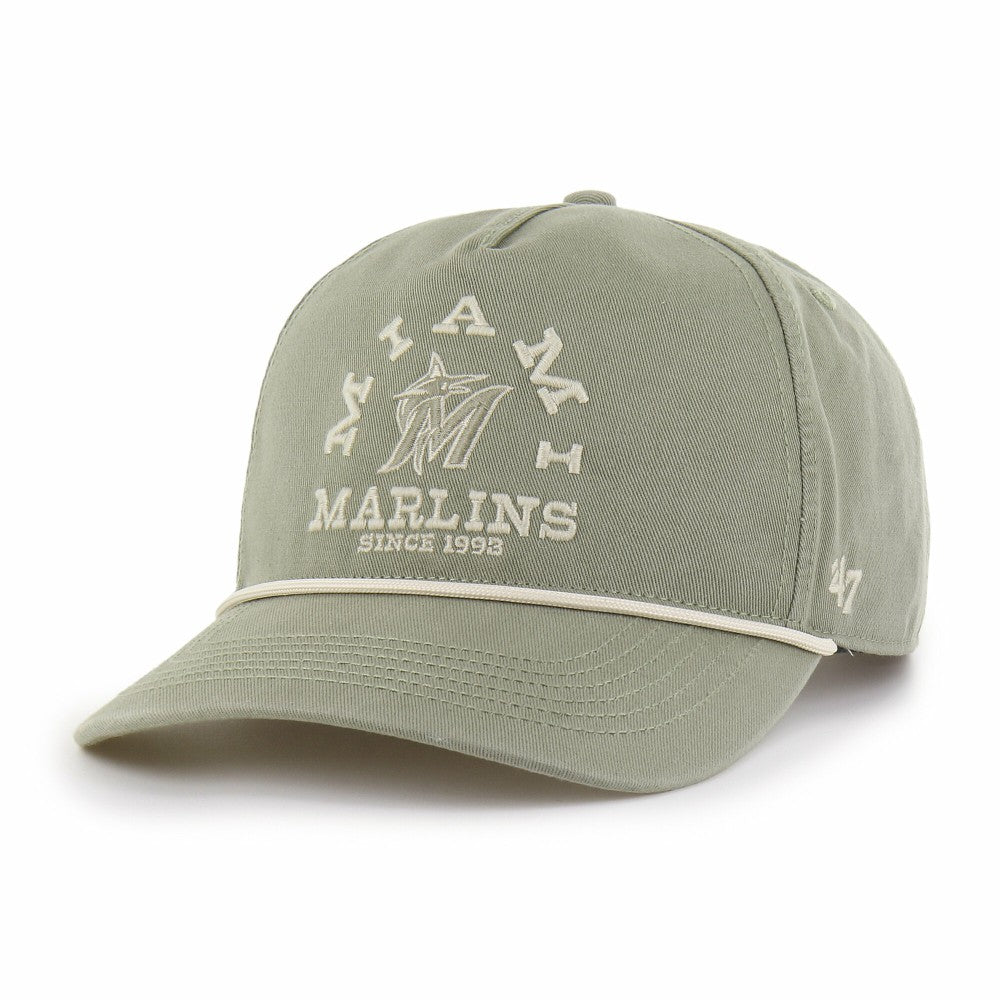 Miami Marlins '47 Canyon Ranchero Hitch Adjustable Hat - MLB