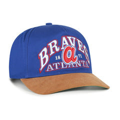 Atlanta Braves '47 Cooperstown Break Wood Suede Hitch Adjustable Hat - MLB