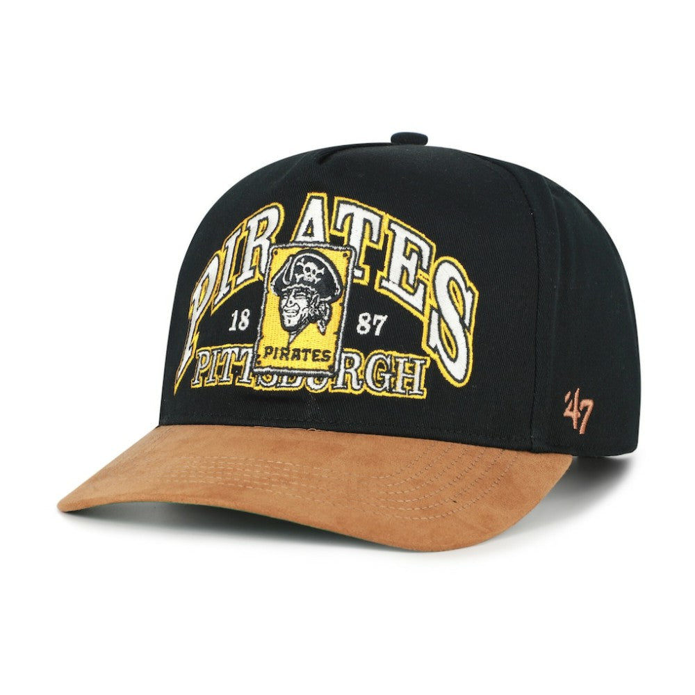 Pittsburgh Pirates '47 Cooperstown Break Wood Suede Hitch Adjustable Hat - MLB