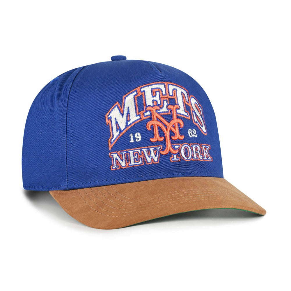 New York Mets '47 Cooperstown Break Wood Suede Hitch Adjustable Hat - MLB