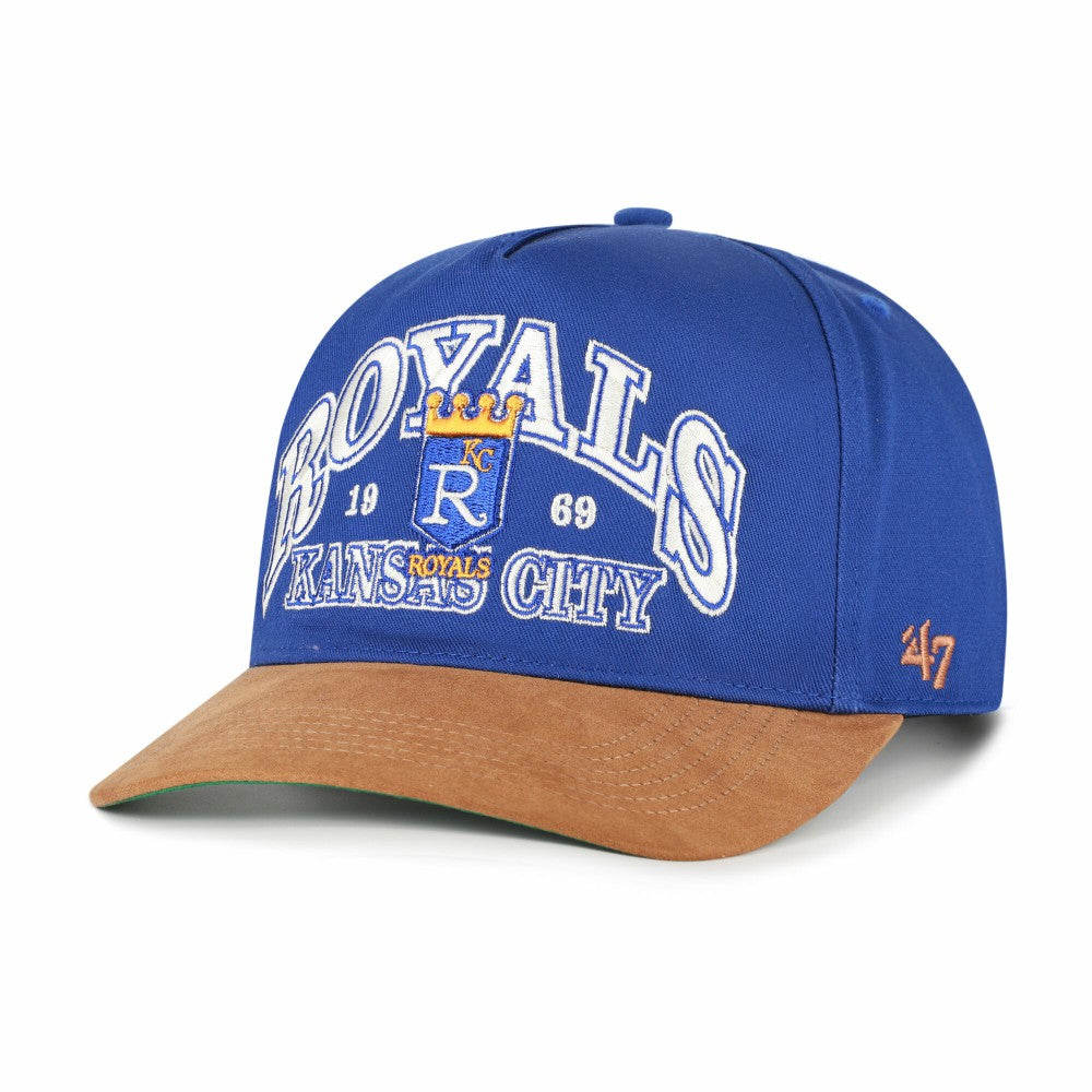 Kansas City Royals '47 Cooperstown Break Wood Suede Hitch Adjustable Hat - MLB