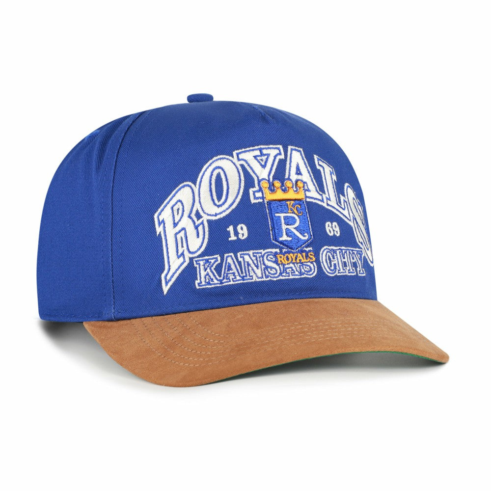 Kansas City Royals '47 Cooperstown Break Wood Suede Hitch Adjustable Hat - MLB