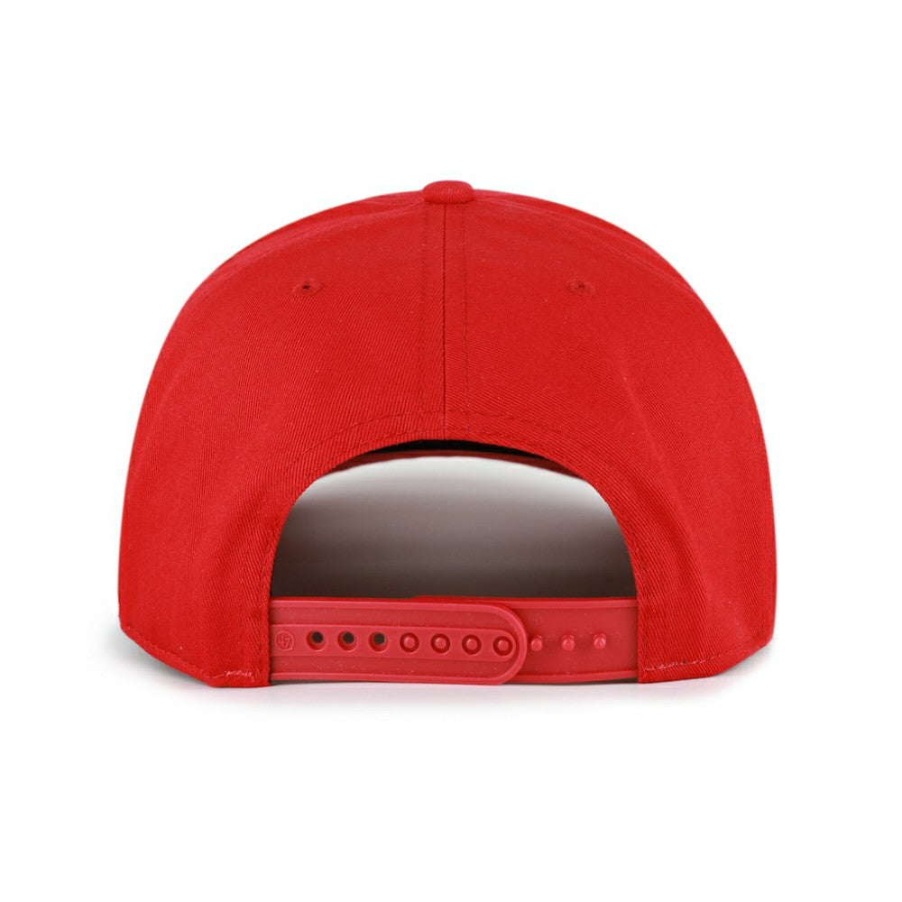 Cincinnati Reds '47 Cooperstown Break Wood Suede Hitch Adjustable Hat - MLB