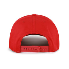 Cincinnati Reds '47 Cooperstown Break Wood Suede Hitch Adjustable Hat - MLB