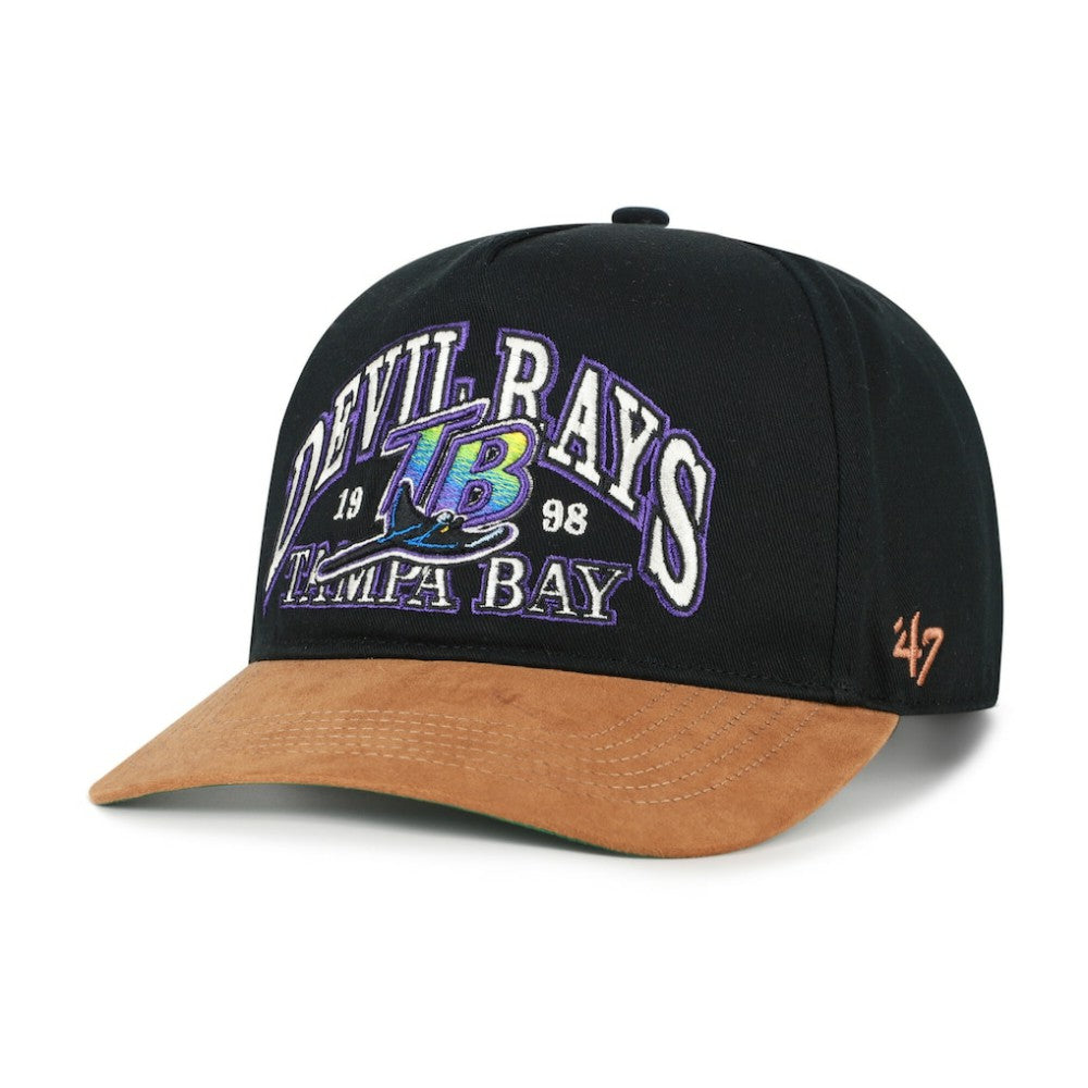 Tampa Bay Rays '47 Cooperstown Break Wood Suede Hitch Adjustable Hat - MLB