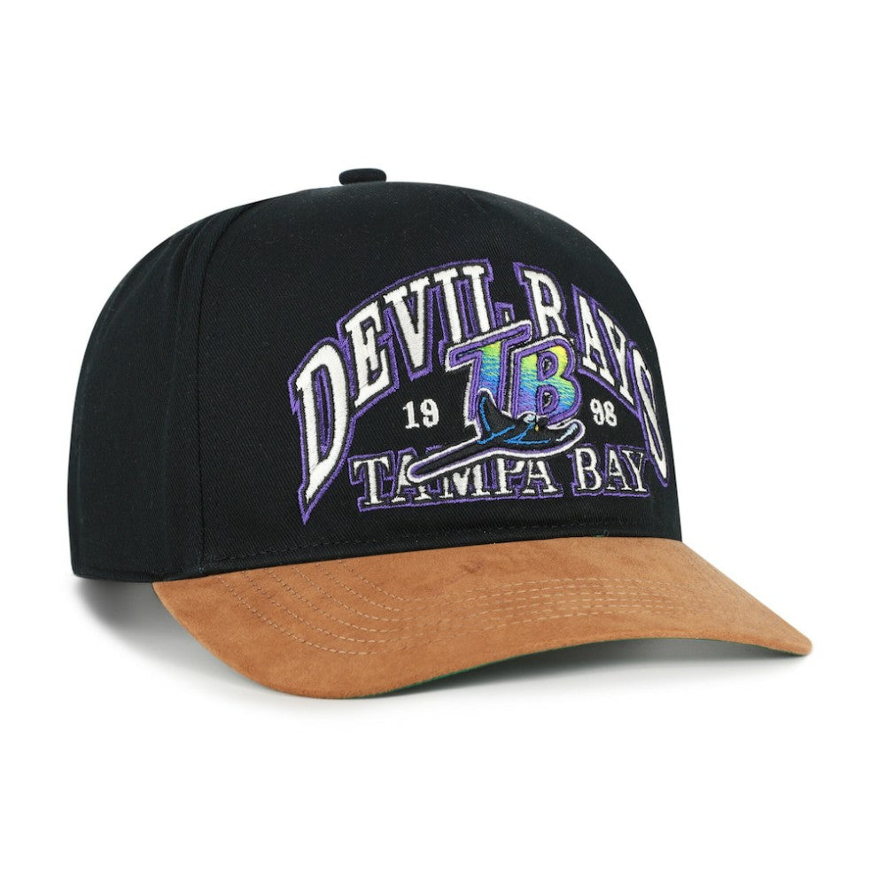 Tampa Bay Rays '47 Cooperstown Break Wood Suede Hitch Adjustable Hat - MLB