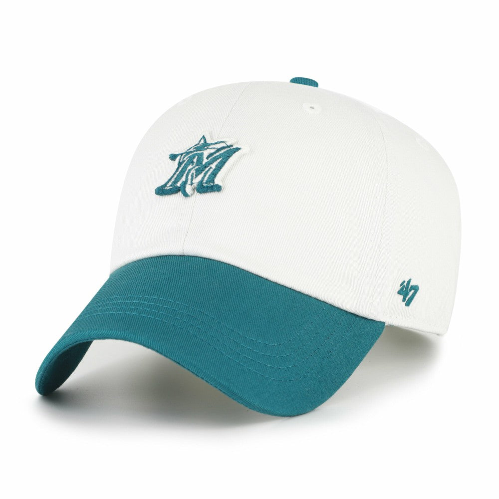 Miami Marlins '47 Contemporary Tonal Clean Up Adjustable Hat - MLB