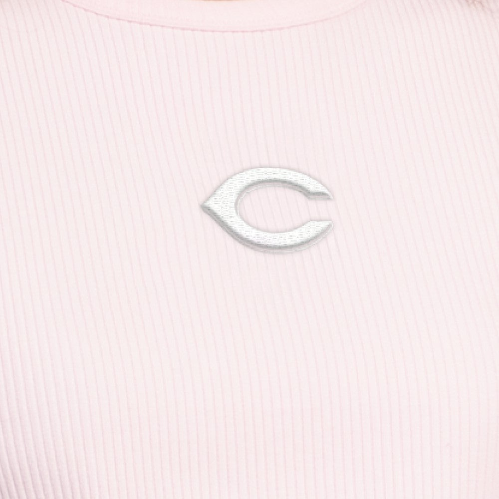 Cincinnati Reds Starter Women's Pastels Ribbed Tank Top - MLB