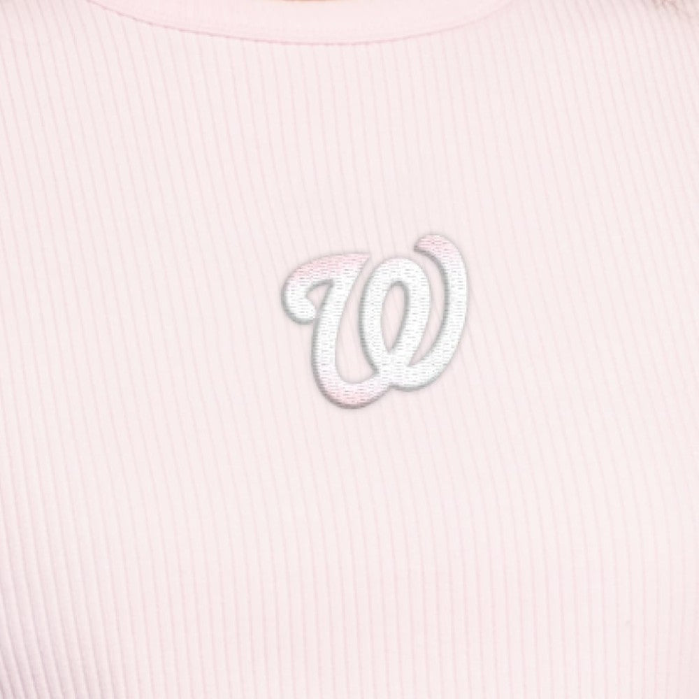 Washington Nationals Starter Women's Pastels Ribbed Tank Top - MLB