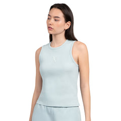 Athletics Starter Women's Pastels Ribbed Tank Top - MLB
