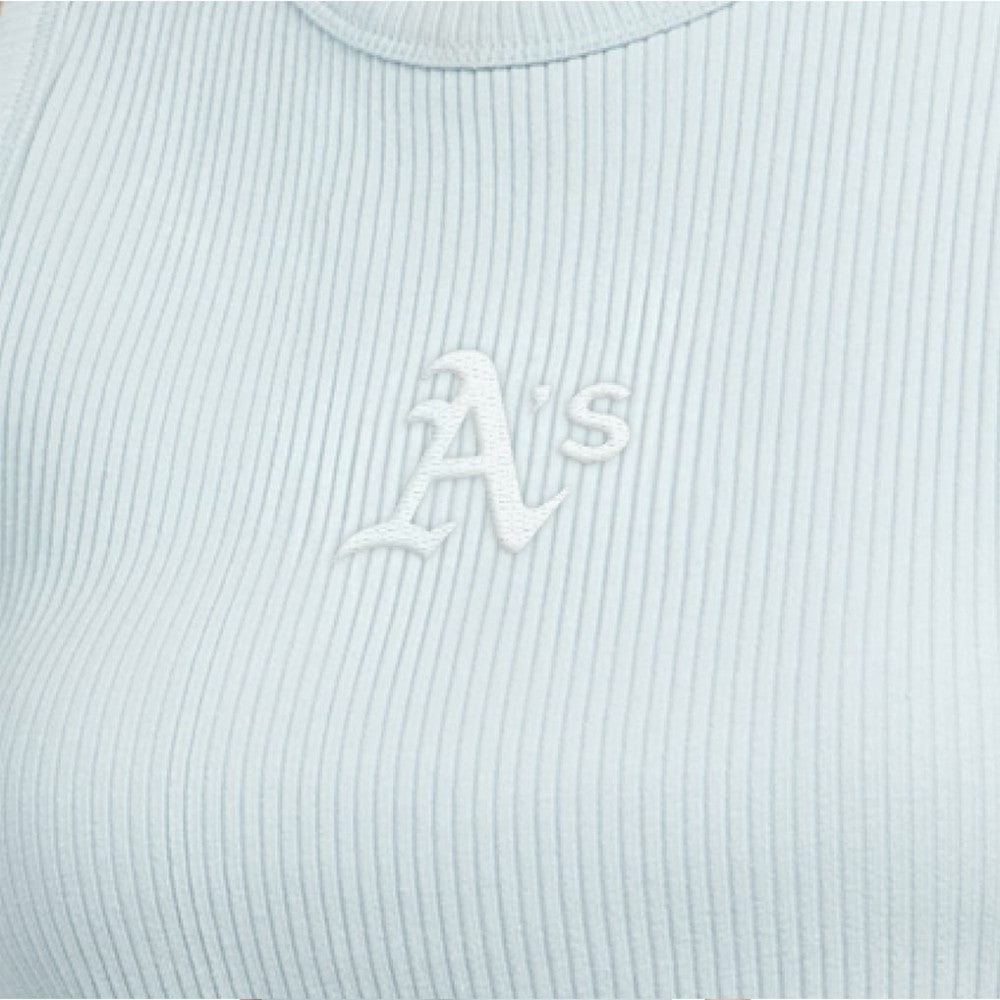 Athletics Starter Women's Pastels Ribbed Tank Top - MLB