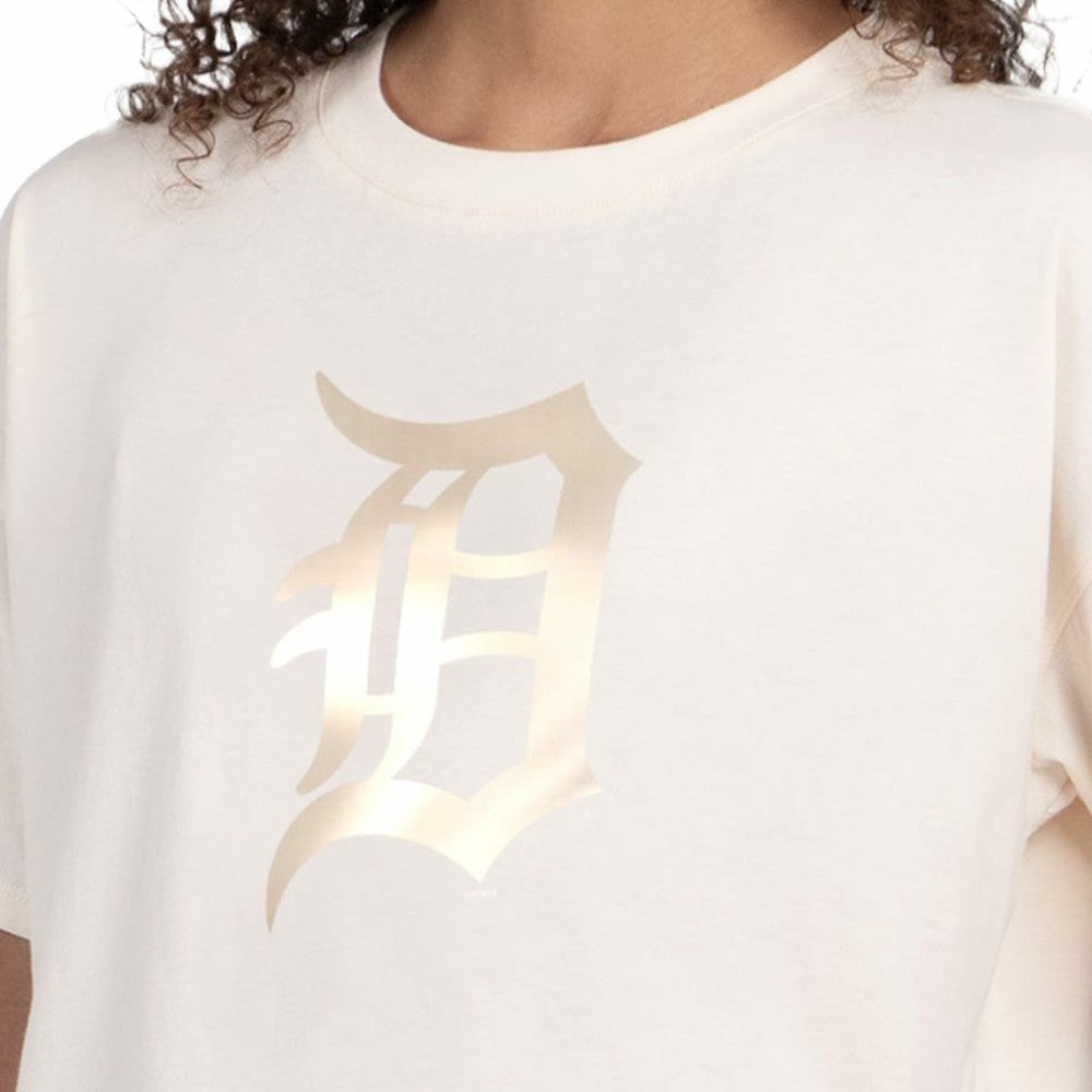 Detroit Tigers Starter Women's Pastels Boxy Cropped T-Shirt - MLB