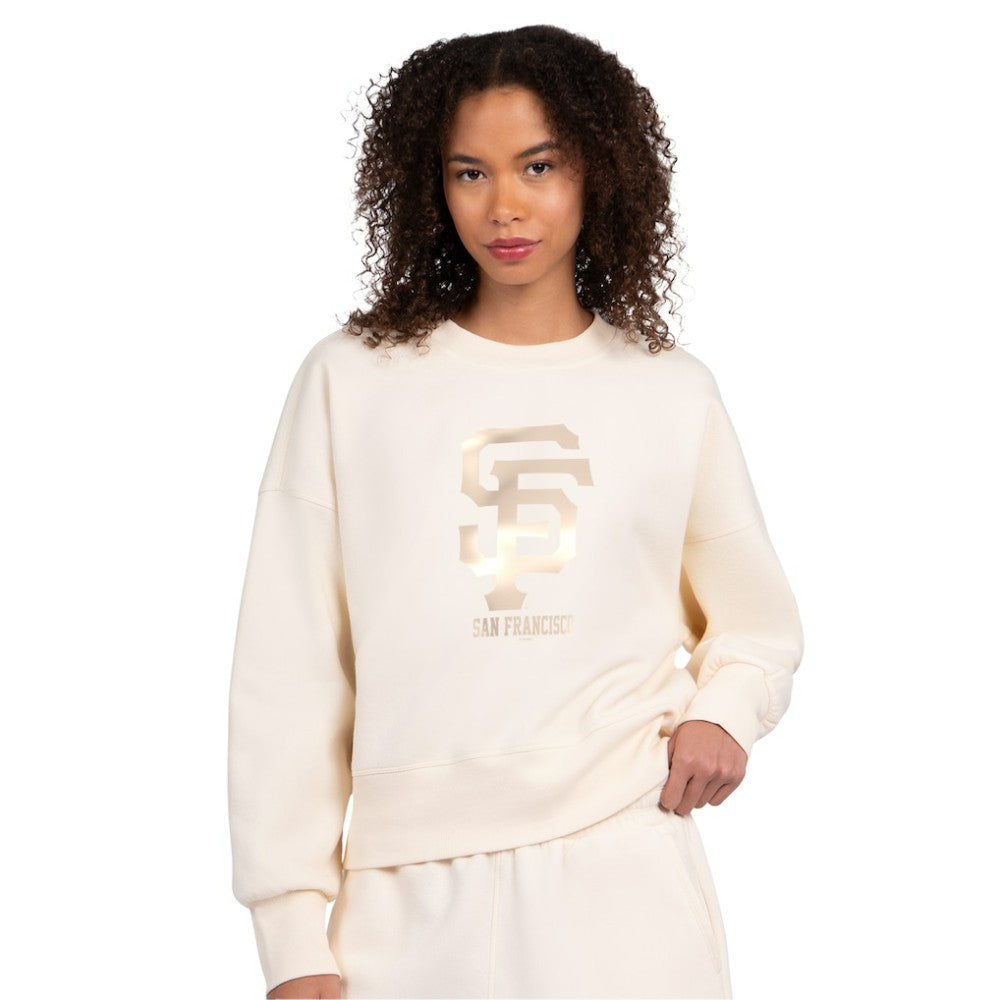San Francisco Giants Starter Women's Pastels Boxy Fleece Sweatshirt - MLB