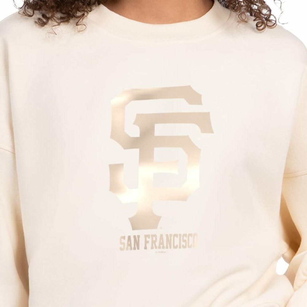 San Francisco Giants Starter Women's Pastels Boxy Fleece Sweatshirt - MLB