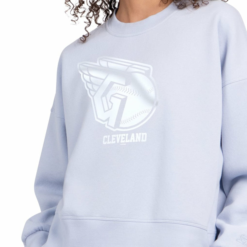Cleveland Guardians Starter Women's Pastels Boxy Fleece Sweatshirt - MLB