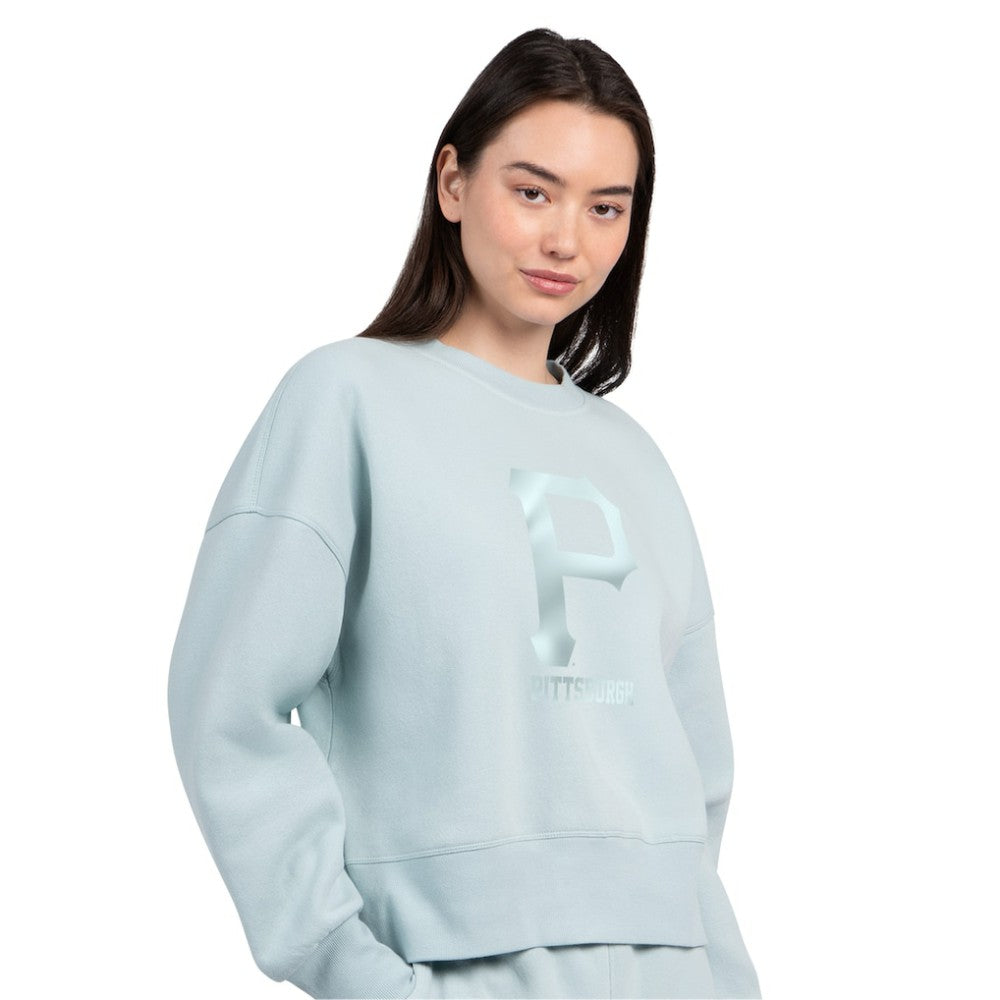 Pittsburgh Pirates Starter Women's Pastels Boxy Fleece Sweatshirt - MLB