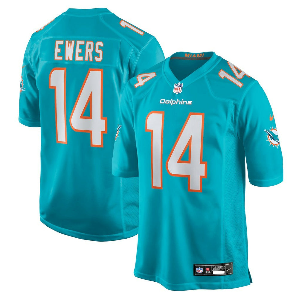 Quinn Ewers Miami Dolphins Team Game Jersey Aqua | Nike for Sale