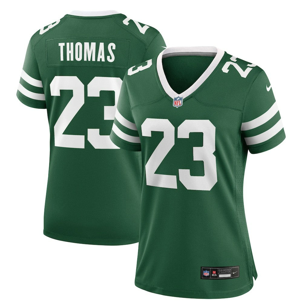 Azareye'h Thomas New York Jets Women's Team Game Jersey Legacy Green | Nike for Sale