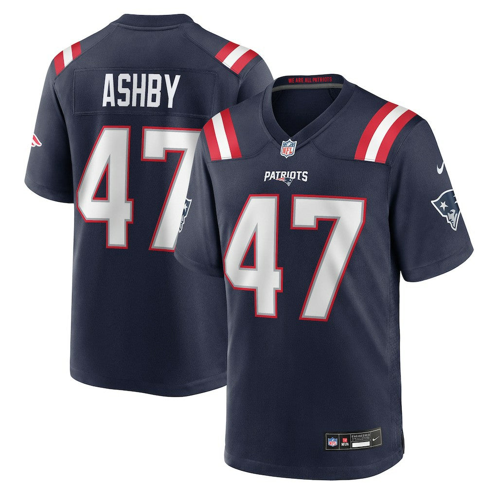 Julian Ashby New England Patriots Team Game Jersey Navy | Nike for Sale