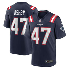 Julian Ashby New England Patriots Team Game Jersey Navy | Nike for Sale