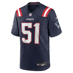 Jack Gibbens New England Patriots Team Game Jersey Navy | Nike for Sale