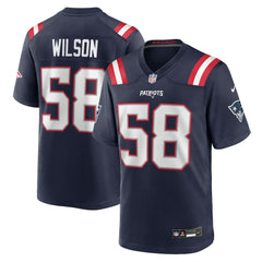 Jared Wilson New England Patriots Team Game Jersey Navy | Nike for Sale