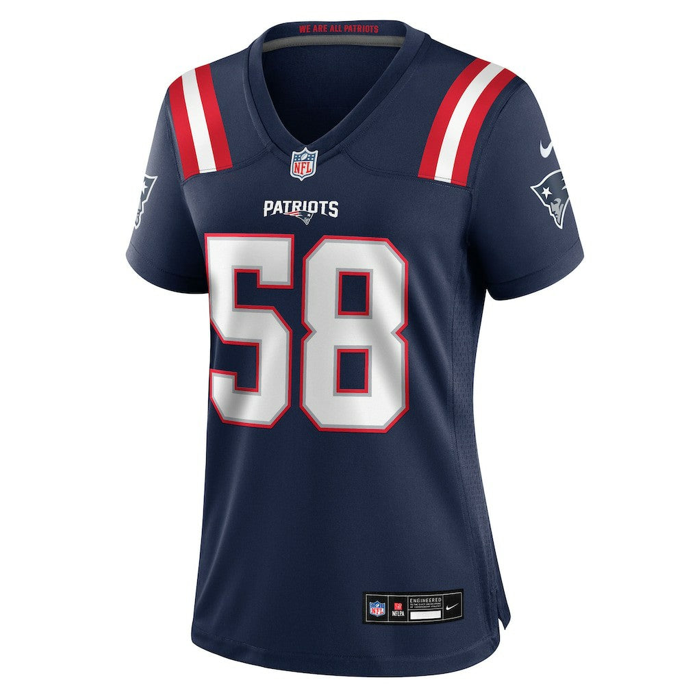 Jared Wilson New England Patriots Women's Team Game Jersey Navy | Nike for Sale