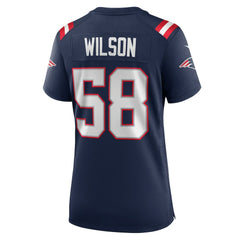 Jared Wilson New England Patriots Women's Team Game Jersey Navy | Nike for Sale