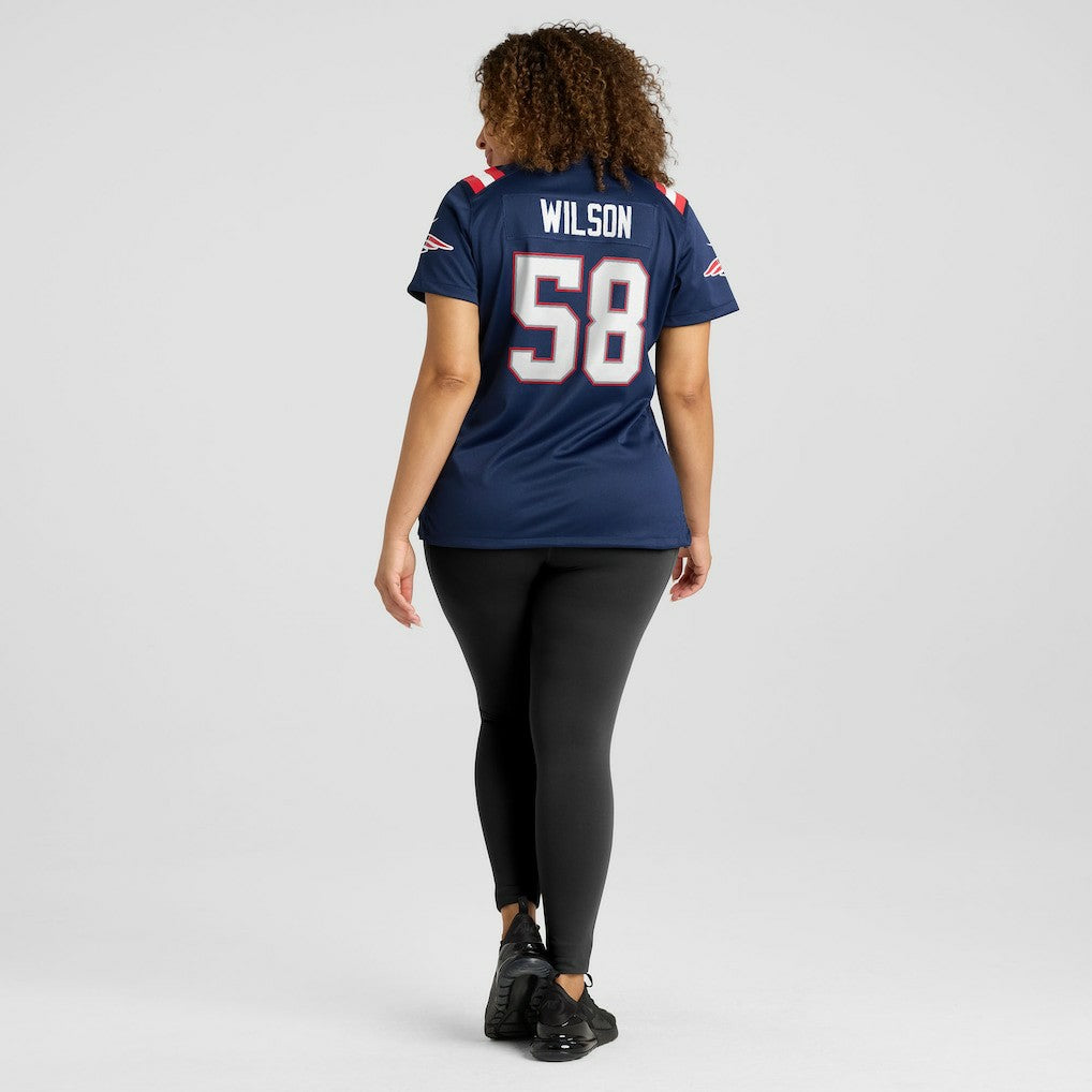 Jared Wilson New England Patriots Women's Team Game Jersey Navy | Nike for Sale