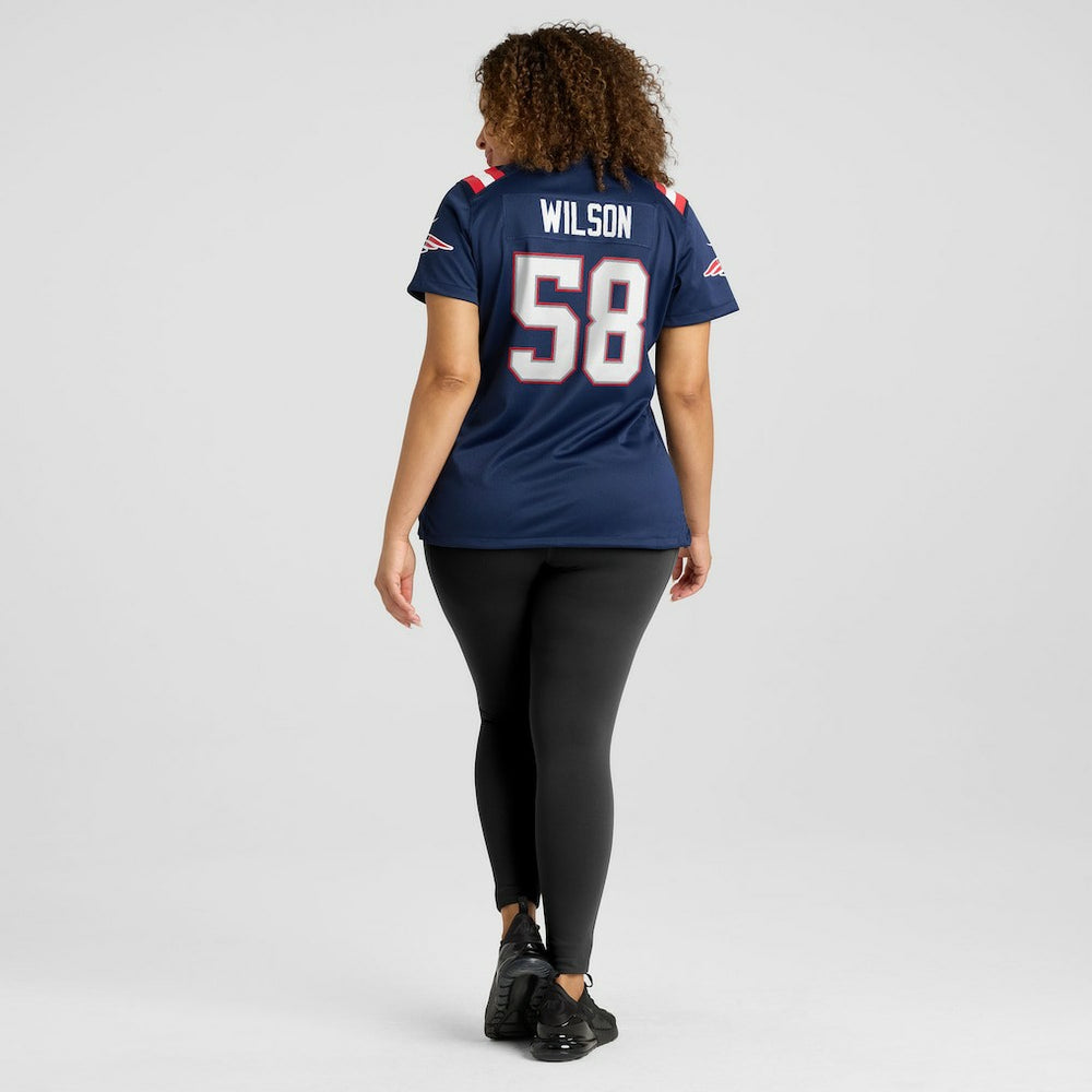 Jared Wilson New England Patriots Women's Team Game Jersey Navy | Nike for Sale