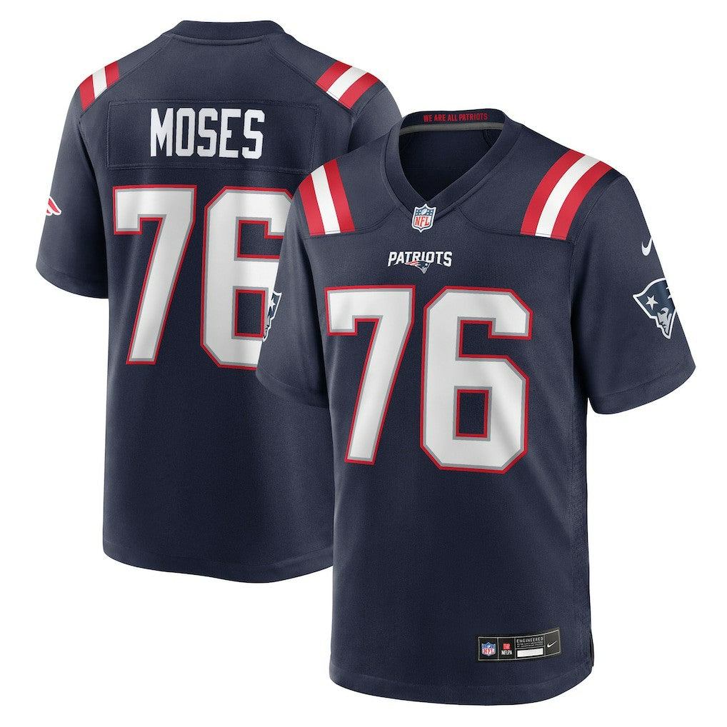 Morgan Moses New England Patriots Team Game Jersey Navy | Nike for Sale