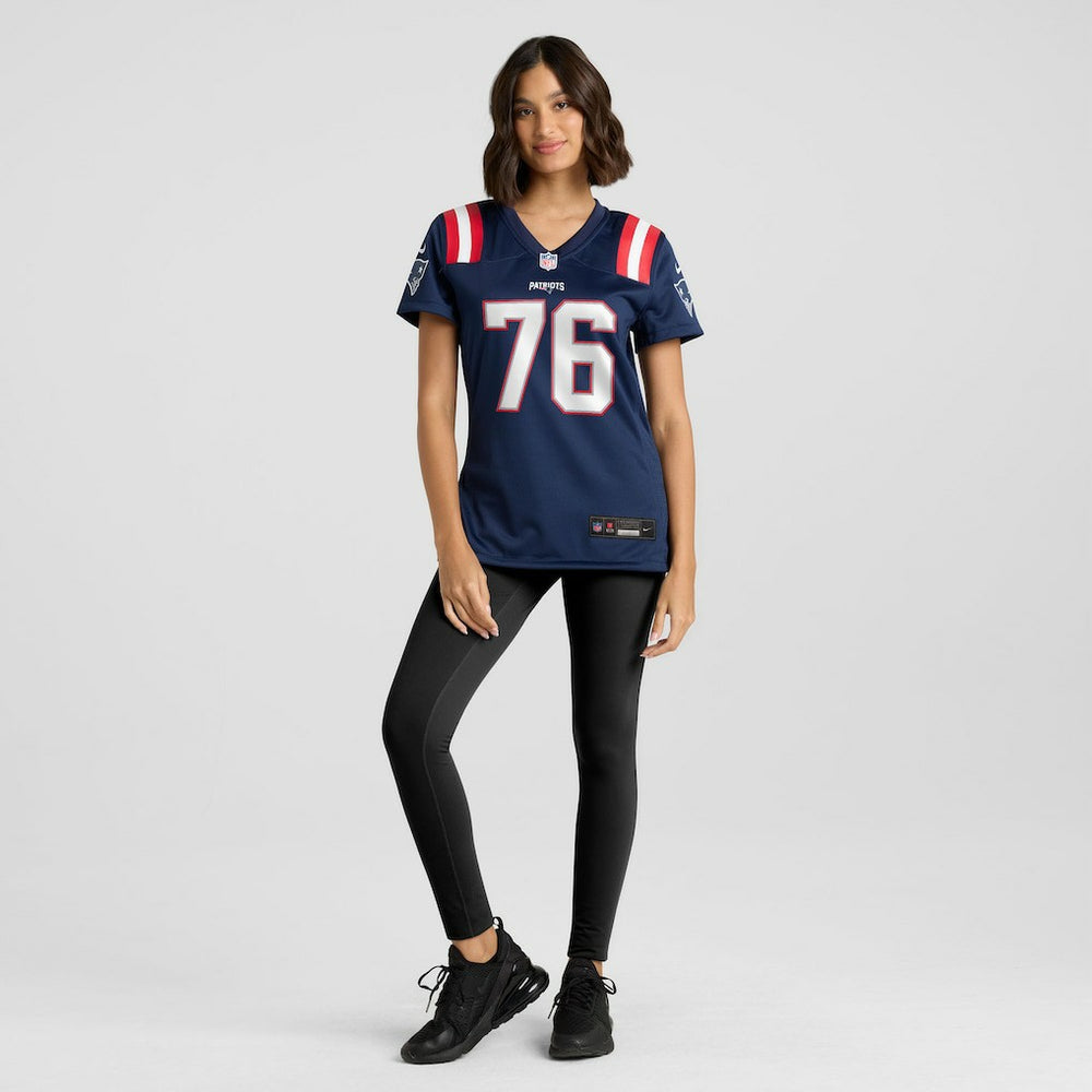 Morgan Moses New England Patriots Women's Team Game Jersey Navy | Nike for Sale