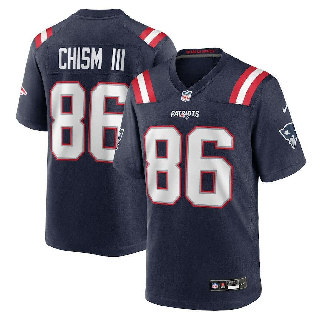 Efton Chism III New England Patriots Team Game Jersey Navy | Nike for Sale