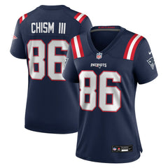 Efton Chism III New England Patriots Women's Team Game Jersey Navy | Nike for Sale