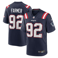 Joshua Farmer New England Patriots Team Game Jersey Navy | Nike for Sale