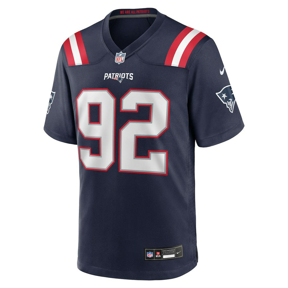 Joshua Farmer New England Patriots Team Game Jersey Navy | Nike for Sale
