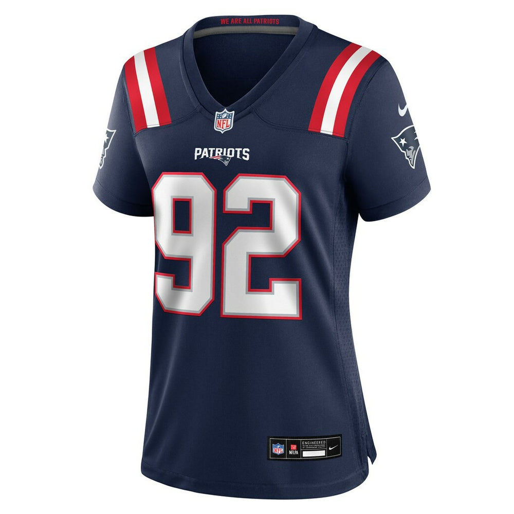 Joshua Farmer New England Patriots Women's Team Game Jersey Navy | Nike for Sale