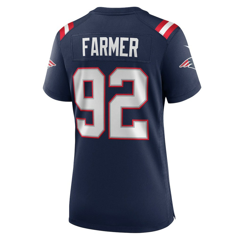 Joshua Farmer New England Patriots Women's Team Game Jersey Navy | Nike for Sale
