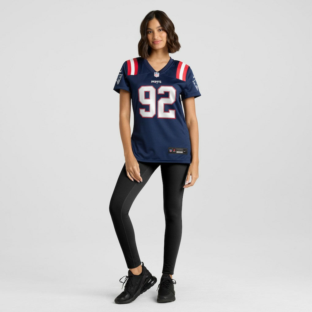 Joshua Farmer New England Patriots Women's Team Game Jersey Navy | Nike for Sale